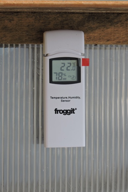 Polytunnel digital thermometer