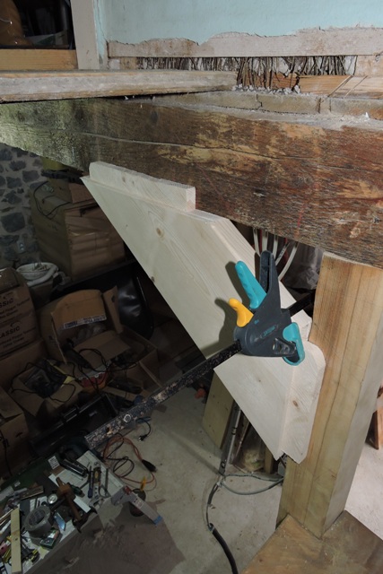 Marking the post and beam