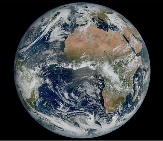 The Blue Marble where we all live