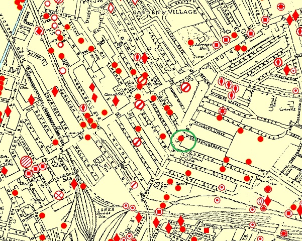 Bombs in the Southcoates area - 1939 to 1945