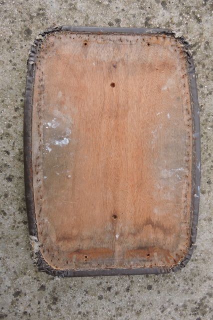 The original leatherette seat cover