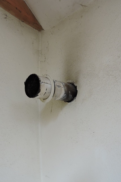 Dining room flue removal