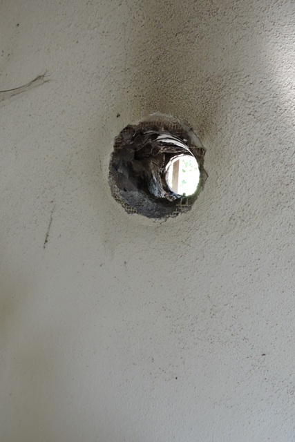 A hole has appeared...