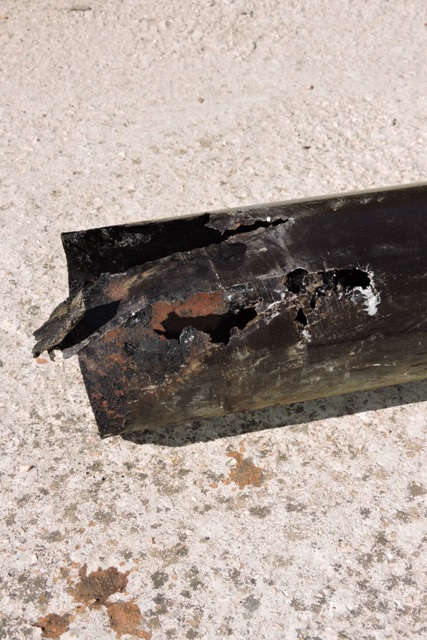 Major corrosion outside