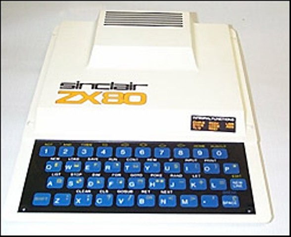 The Sinclair ZX80 computer