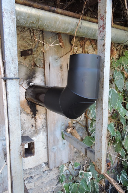 New external flu pipe