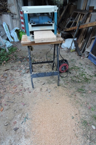 Planeing the computer plinth