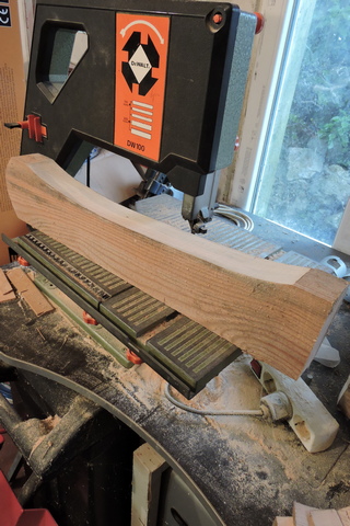 The finished concave rebate