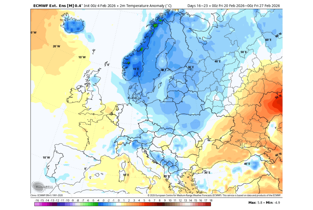 February / March weather prognosis