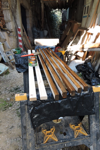 First coat of Sadolin