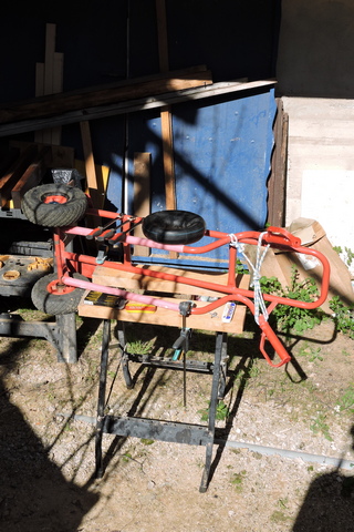 Working on a tube repair