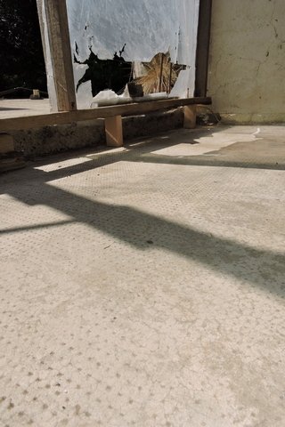 The temporary fix, pending sealant