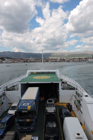 Leaving Split for Otok Hvar