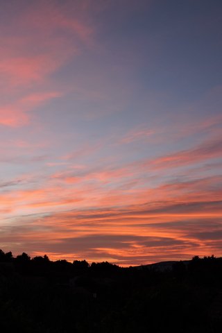 Sunset earlier in the week
