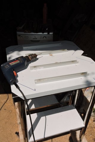 Working on the top for the drill press stand