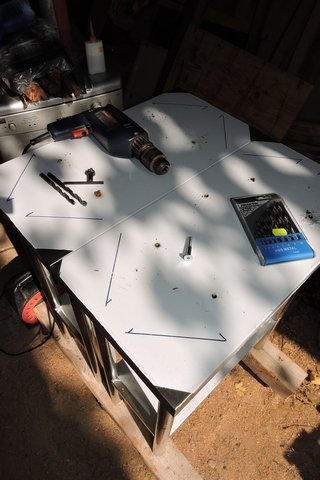 How to enlarge the 4 mm pilot holes?