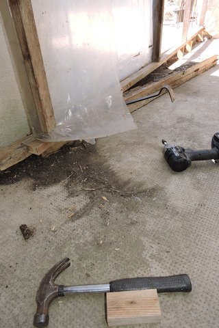 Removing the frame support
