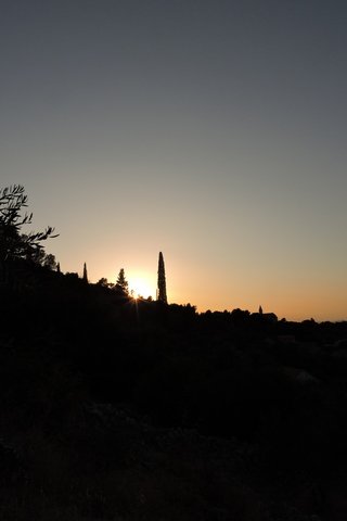 Sunset is noticeably earlier now
