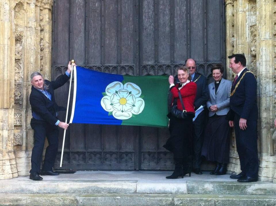Inauguration of the East Riding Flat at Beverley Minster in 2013
