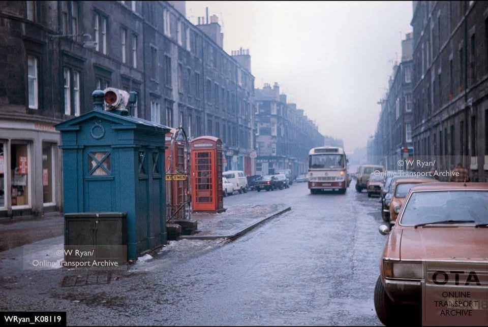 Edinburgh City Police Box with a siren on the roof