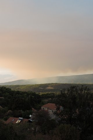 Smoke in the air
