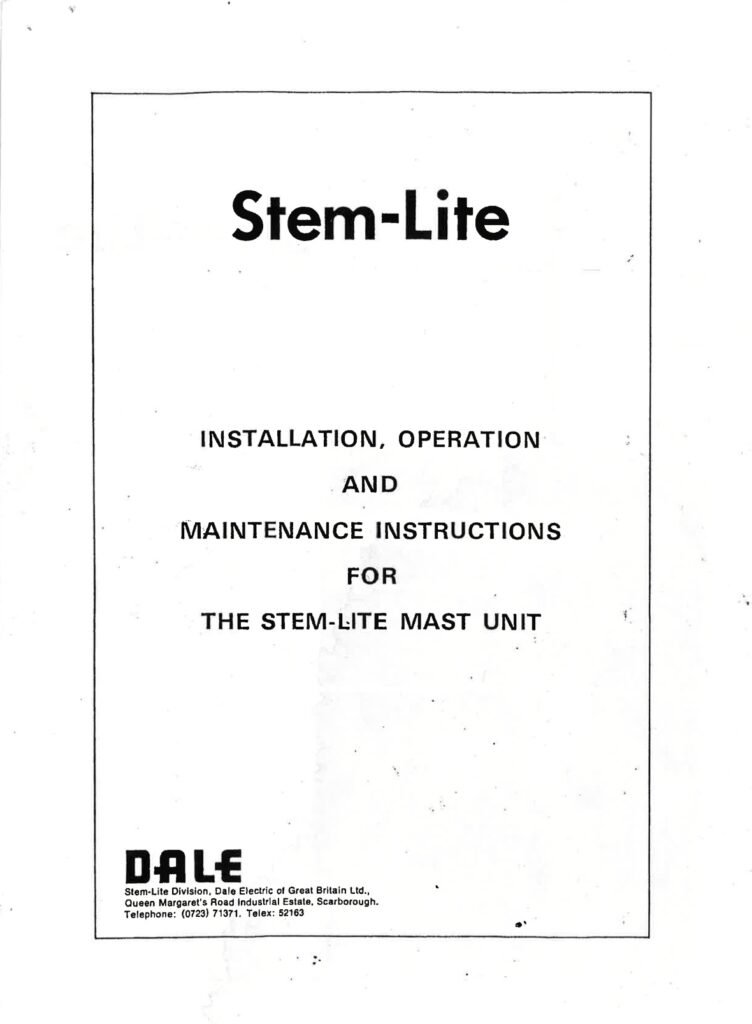 Stemlight manual