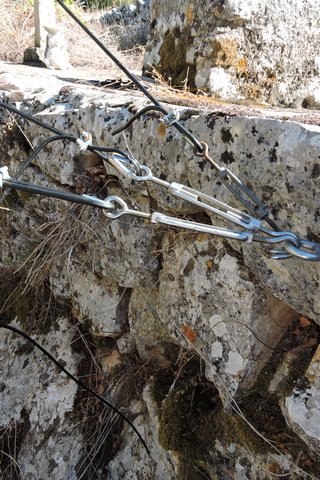 Stainless steel turnbuckles, thimbles and clamps
