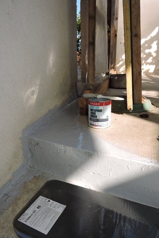 A second coat of sealant